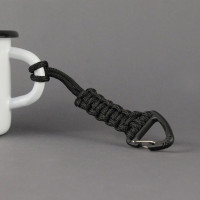 Карабін брелок з паракордом на кухоль Enamel mug Карабін брелок з паракордом на кухоль Enamel mug