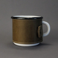 Шкіряний чохол на кружку Enamel mug Шкіряний чохол на кружку Enamel mug